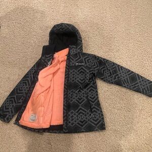 Girls Columbia Bugaboo Fleece Interchange Ski Jacket (size L: 14-16)